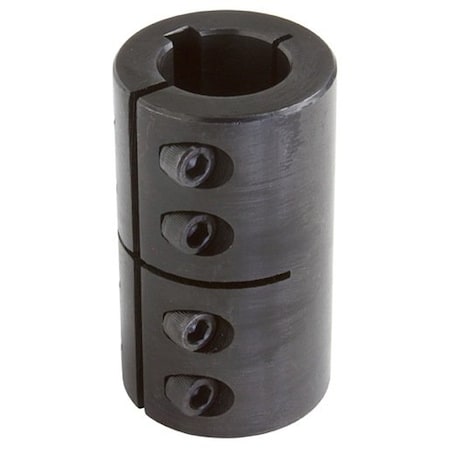 Rbc Rigid Coupling, 1 in. X 1 in. Bore, 1-3/4 in. Outer Diameter, 3 in. Length ISCC-100-100SKW